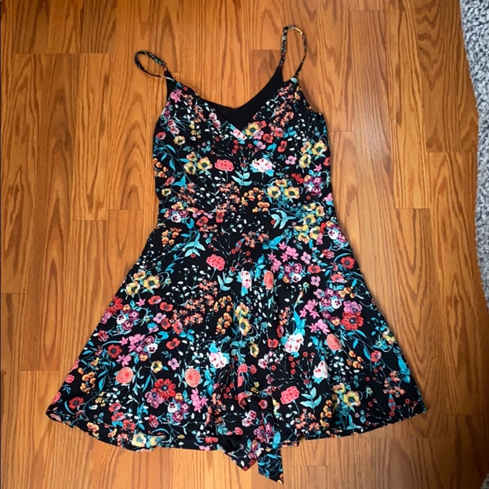 floral flowy romper